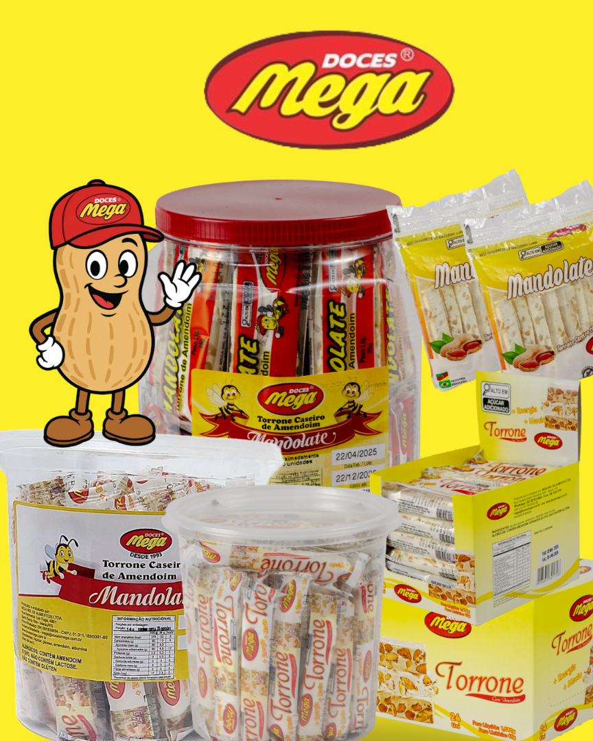 Torrone de Amendoim - Mandolate