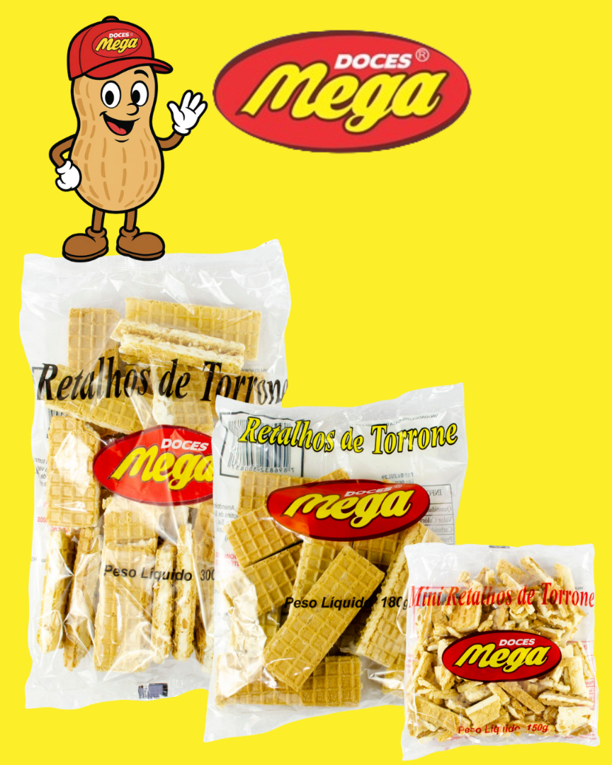 Retalhos Torrone com Amendoim