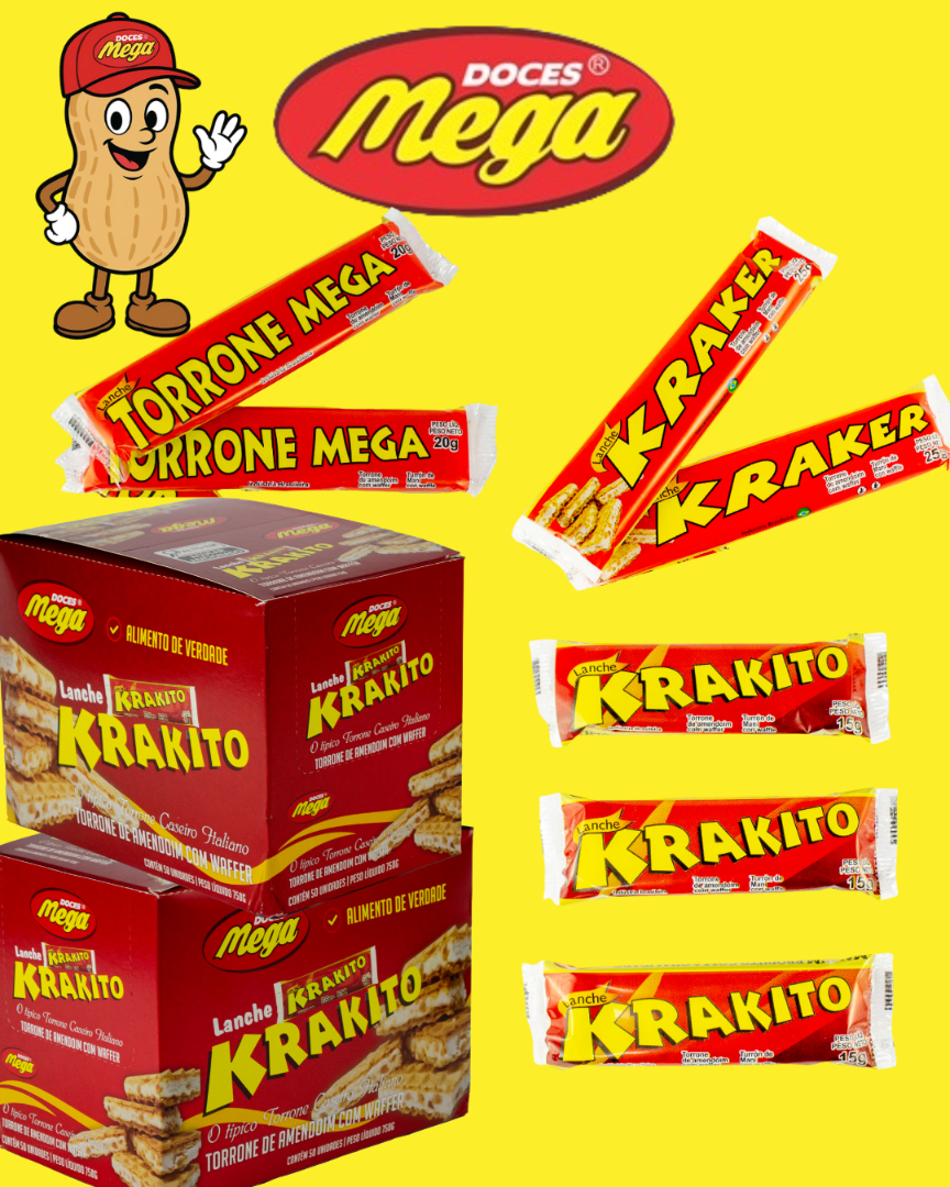 Torrone Amendoim com Waffer