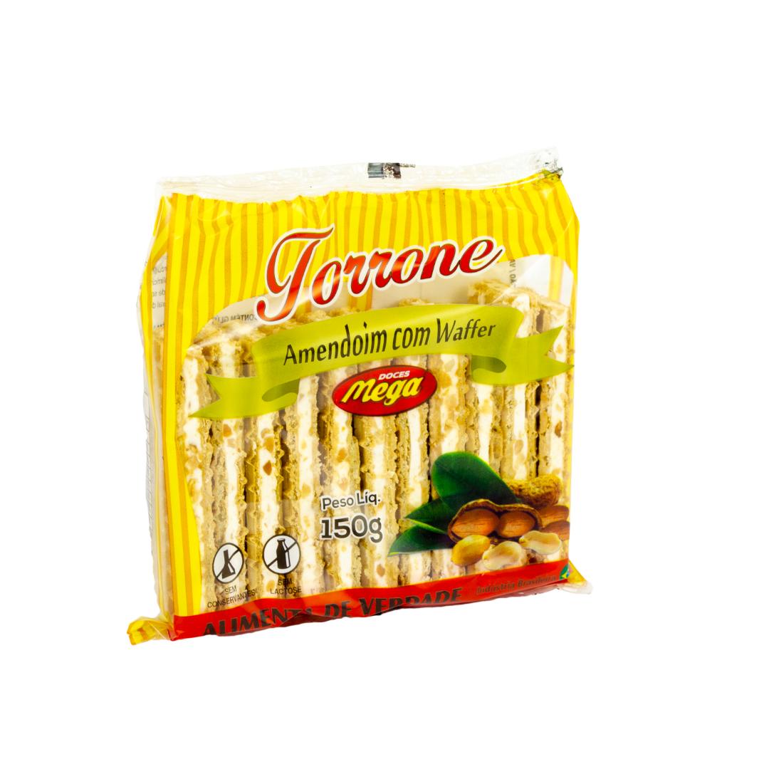Torrone Waffer com Amendoim - 150g