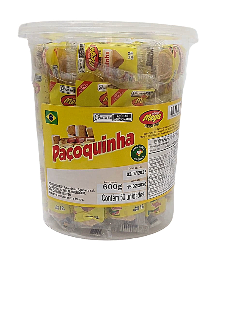 Paçoquinha Rolha - 600g