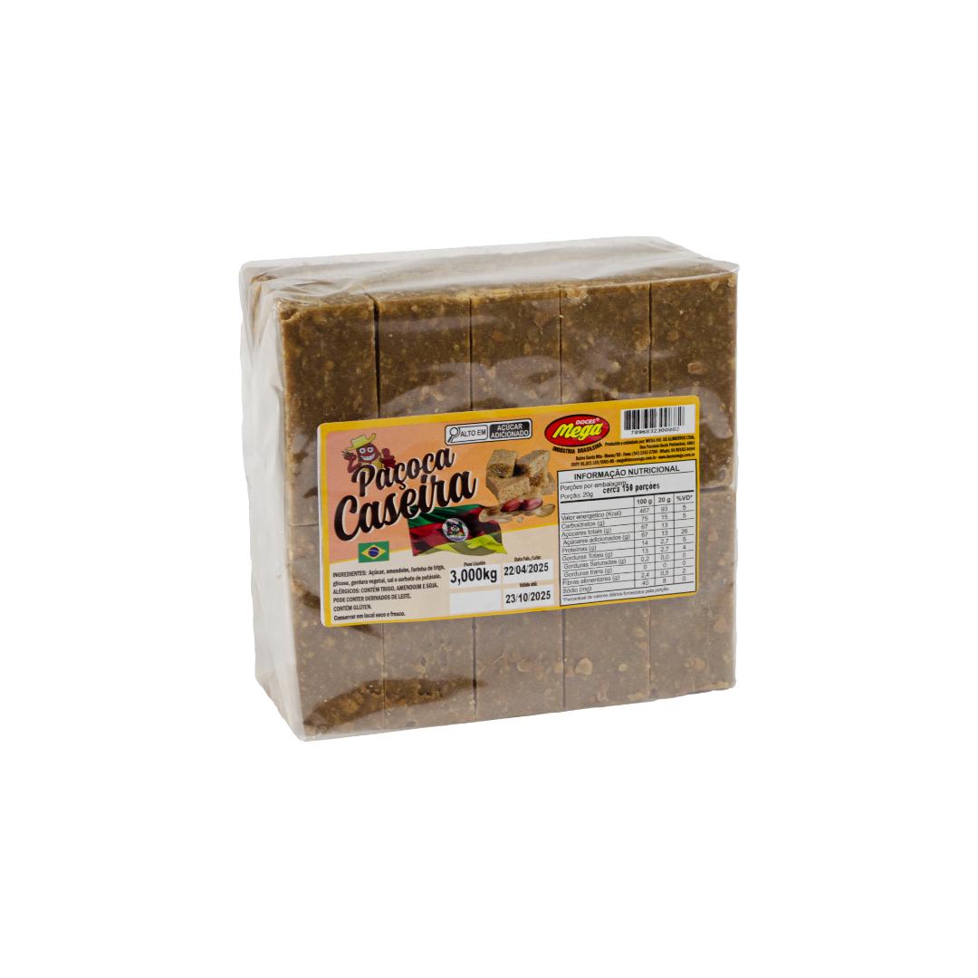 Paçoca Caseira - 3,000kg