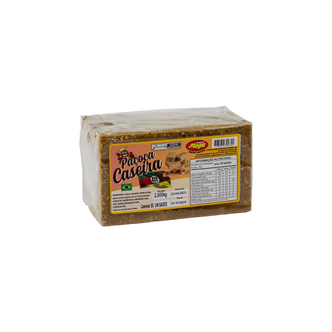 Paçoca Caseira - 2,000kg 50un