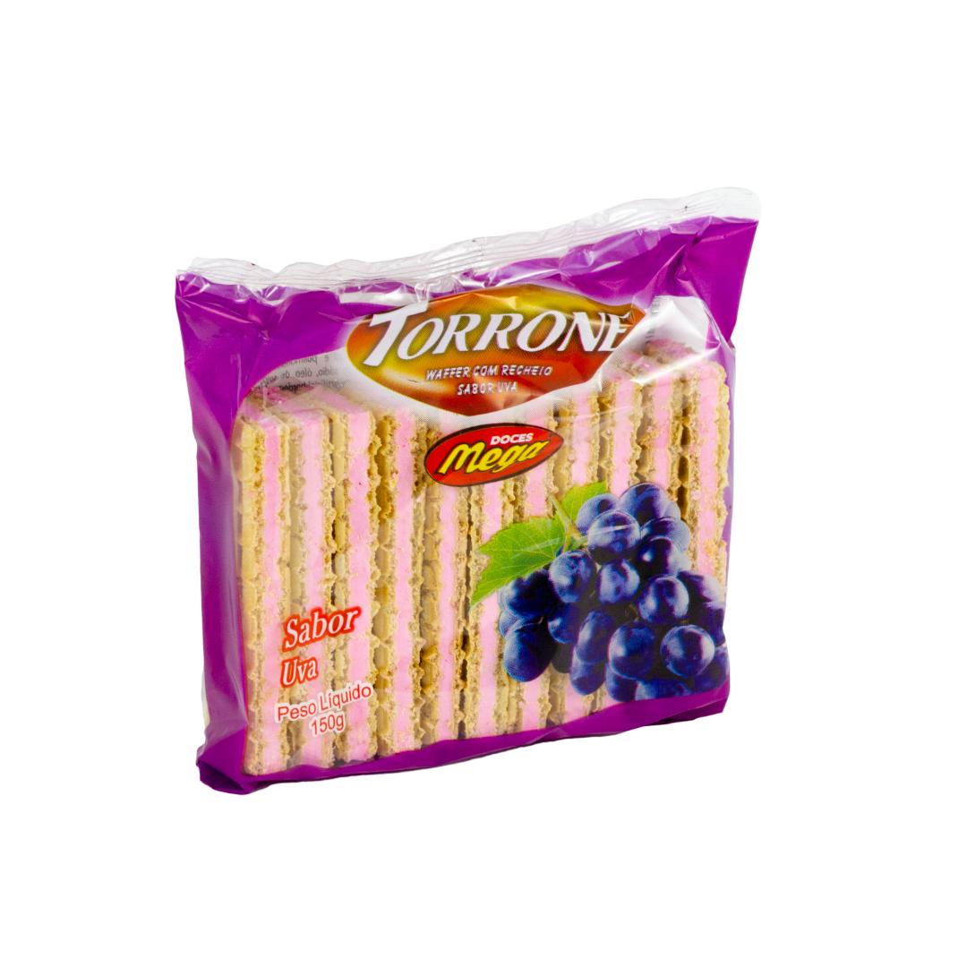 Torrone com Waffer recheio sabor Uva - 150g